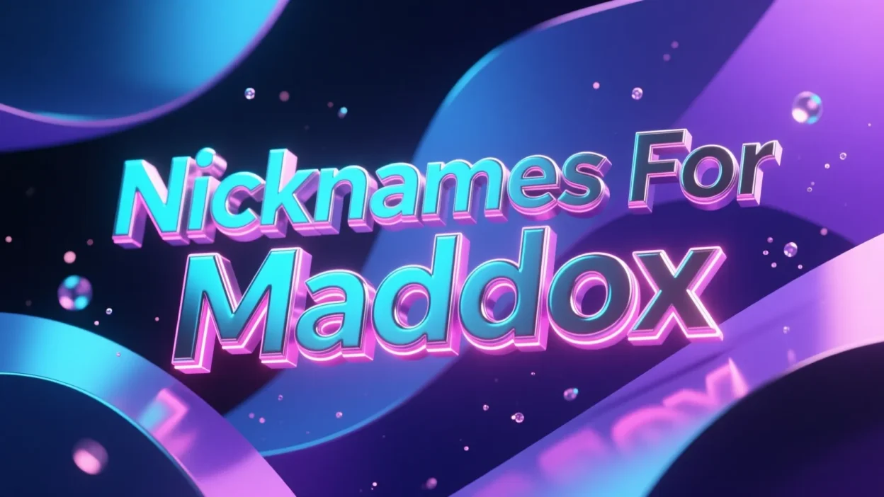 Nicknames For Maddox
