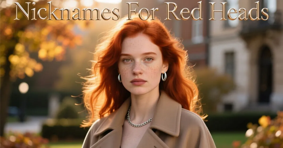 Nicknames For Red Heads