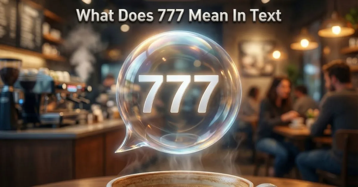 What Does 777 Mean In Text