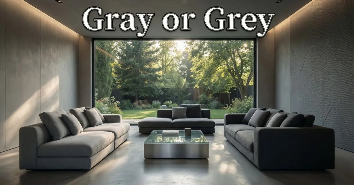 Gray Or Grey