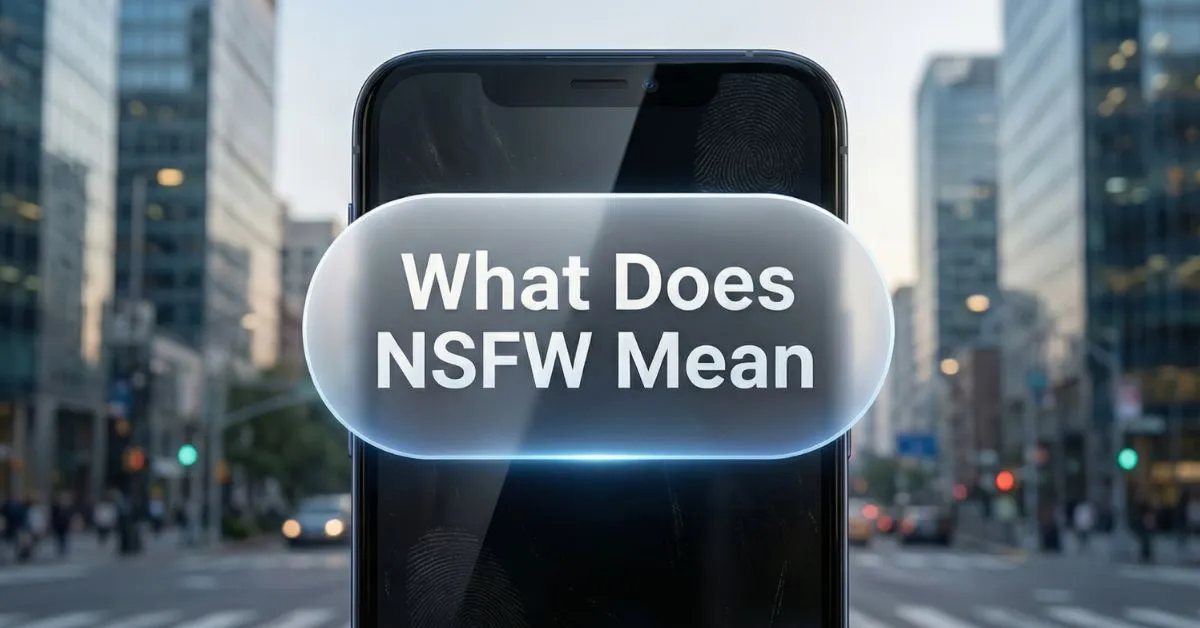 What Does NSFW Mean