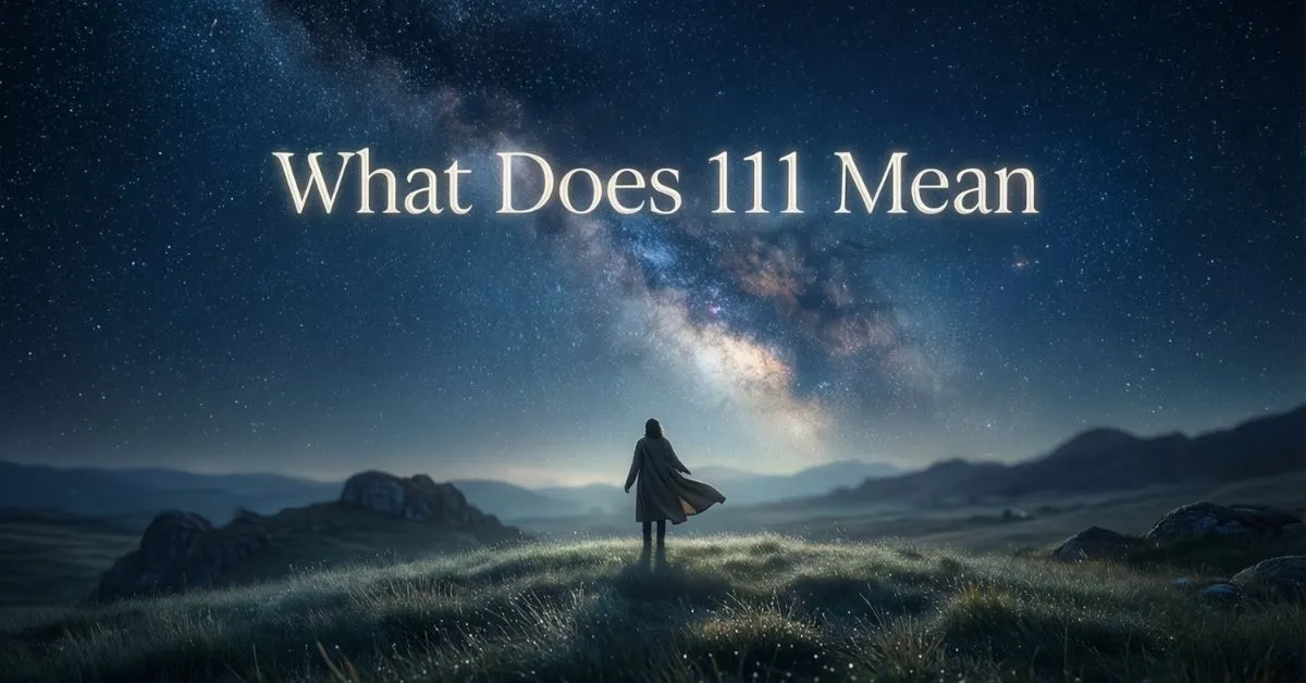 What Does 111 Mean