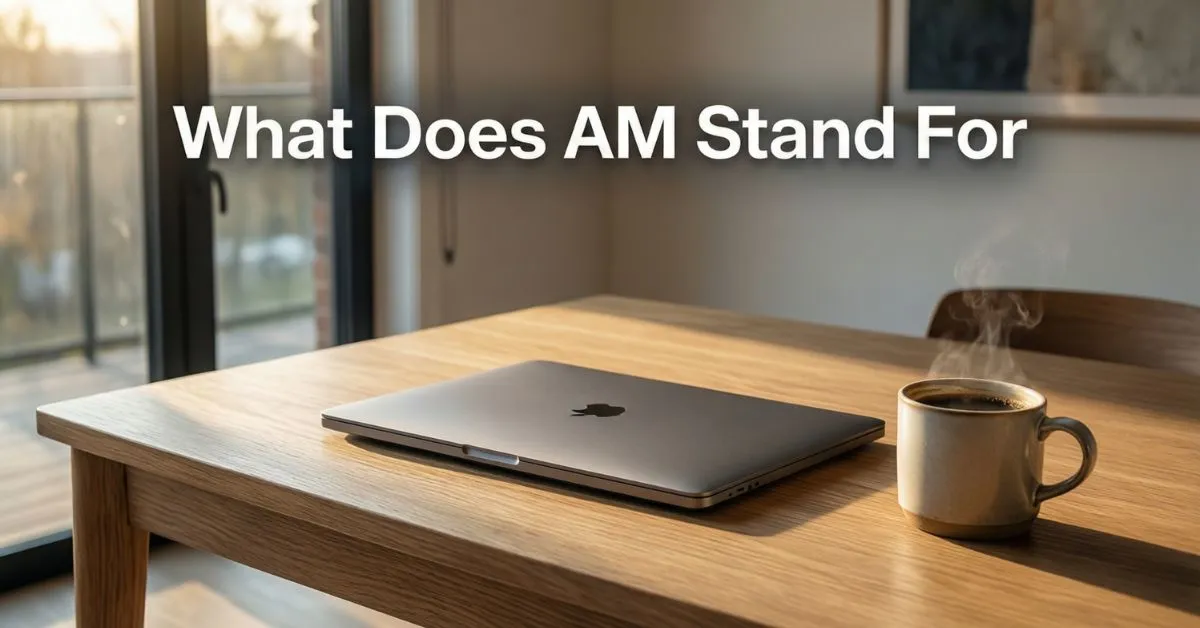 What Does AM Stand For