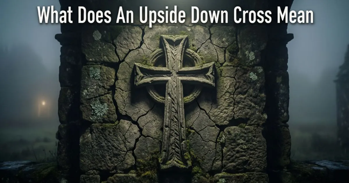 What Does An Upside Down Cross Mean