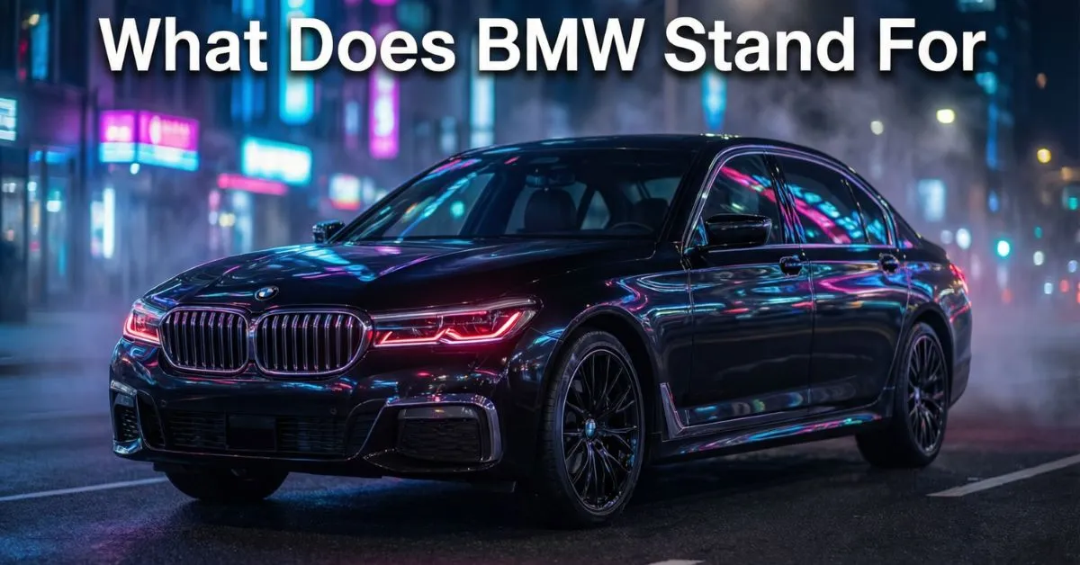 What Does BMW Stand For