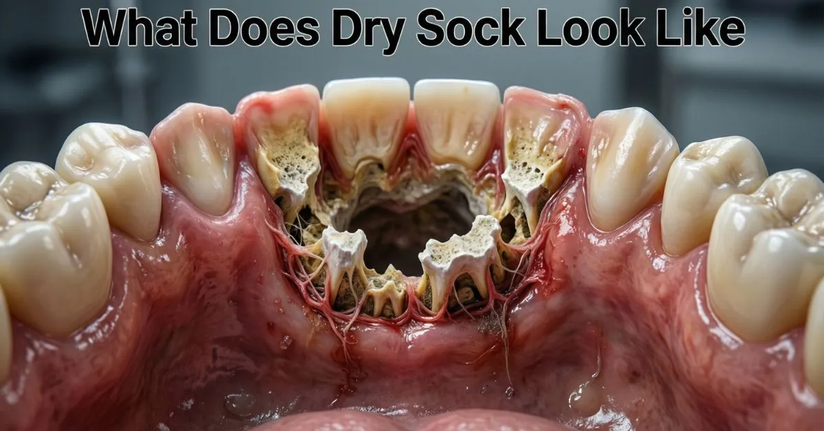 What Does Dry Socket Look Like