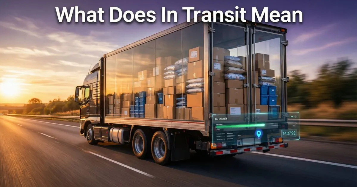 What Does In Transit Mean