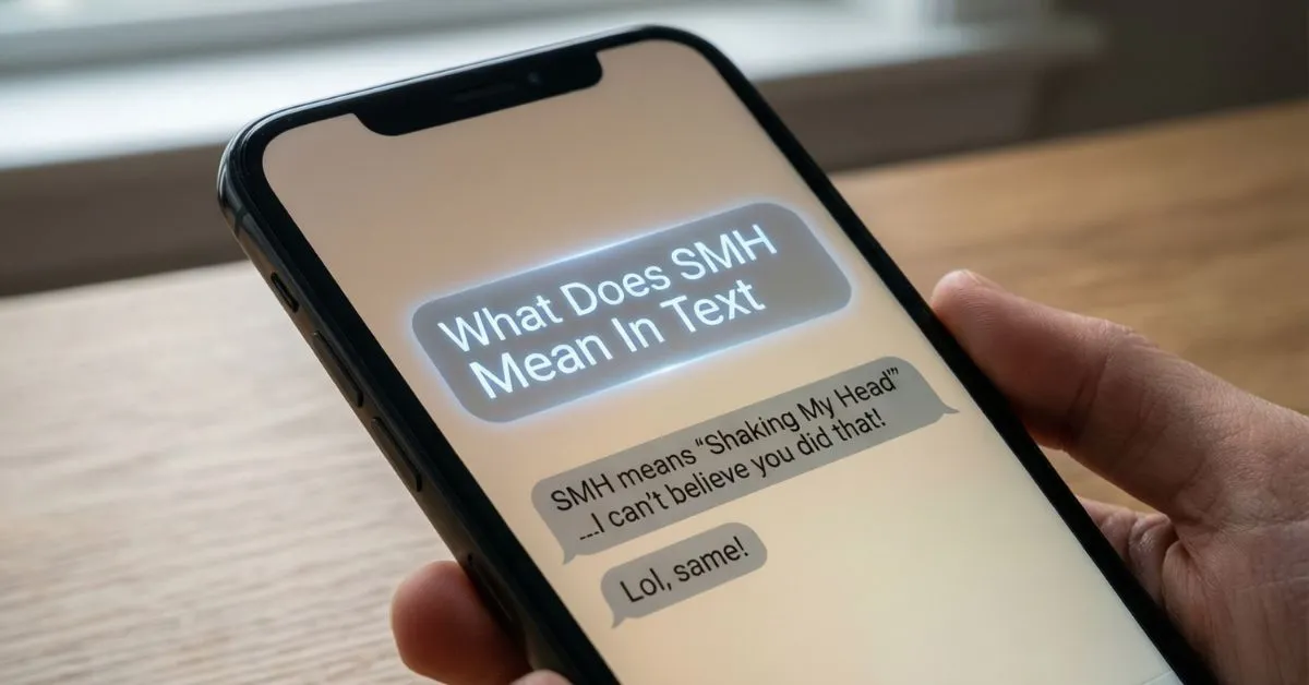 What Does SMH Mean In Text