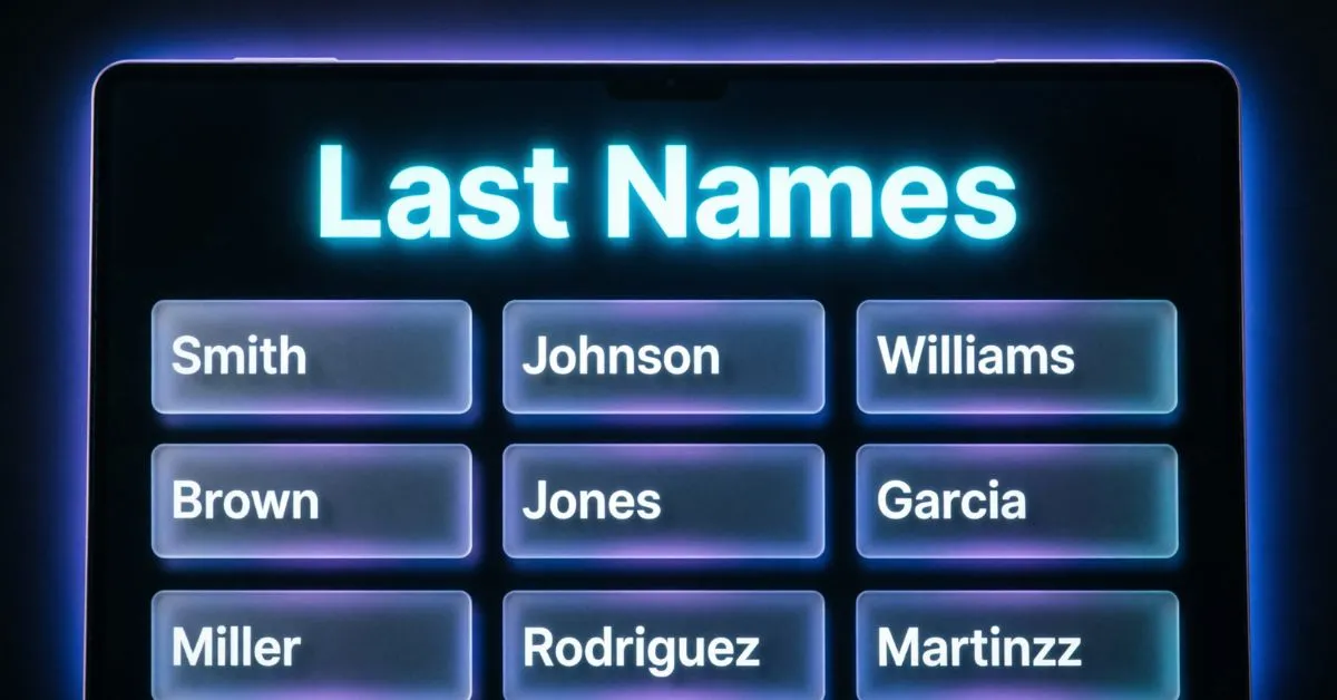 Last Names