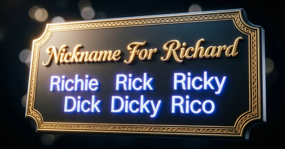 Nickname For Richard